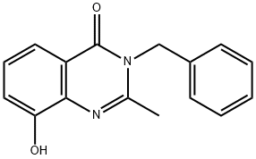 4(3H)-Quinazolinone,  3-benzyl-8-hydroxy-2-methyl-  (6CI) Struktur