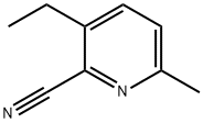 Picolinonitrile, 3-ethyl-6-methyl- (6CI) Struktur