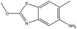 Benzothiazole, 5-amino-2-methoxy-6-methyl- (6CI) Struktur