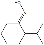 Cyclohexanone, 2-isopropyl-, oxime (6CI) Struktur