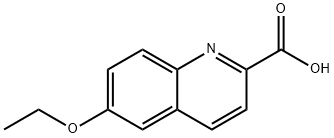 Quinaldic acid, 6-ethoxy- (6CI) Struktur