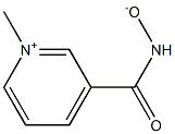 3-Hydroxycarbamoyl-1-methylpyridinium  hydroxide,  inner  salt  (6CI) Struktur