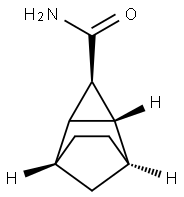 Tricyclo[3.2.1.02,4]octane-3-carboxamide, (1alpha2beta,3beta,4beta,5alpha)- (9CI) Struktur