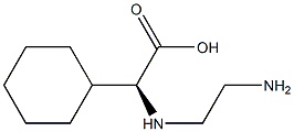 Cyclohexaneacetic acid, -alpha--[(2-aminoethyl)amino]-, (-alpha-S)- (9CI) Struktur