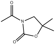 2-Oxazolidinone, 3-acetyl-5,5-dimethyl- (5CI) Struktur