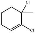 Cyclohexene, 1,6-dichloro-6-methyl- (4CI) Struktur