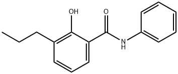 Salicylanilide, 3-propyl- (6CI) Struktur