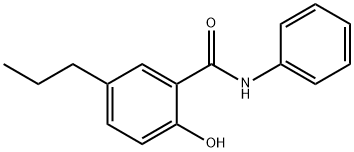 Salicylanilide, 5-propyl- (6CI) Struktur