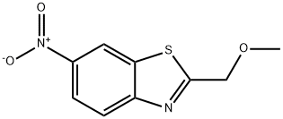 Benzothiazole, 2-(methoxymethyl)-6-nitro- (5CI) Struktur