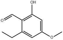 p-Anisaldehyde, 2-ethyl-6-hydroxy- (5CI) Struktur