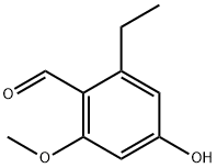 o-Anisaldehyde, 6-ethyl-4-hydroxy- (5CI) Struktur