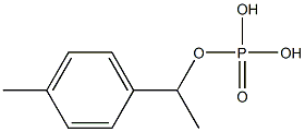 Benzenemethanol, alpha,4-dimethyl-, dihydrogen phosphate (9CI) Struktur