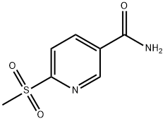 Nicotinamide, 6-(methylsulfonyl)- (5CI) Struktur