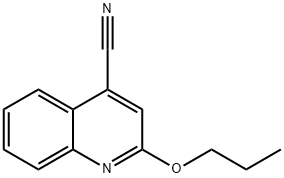 Cinchoninonitrile,  2-propoxy-  (4CI) Struktur