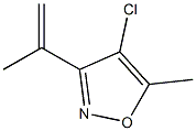 Isoxazole,  4-chloro-3-isopropenyl-5-methyl-  (5CI) Struktur