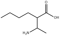 Caproic  acid,  -alpha--(-alpha--aminoethyl)-  (3CI) Struktur