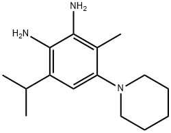 Piperidine,  1-(5,6-diaminocarvacryl)-  (4CI) Struktur