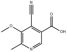 Nicotinic  acid,  4-cyano-5-methoxy-6-methyl-  (4CI) Struktur