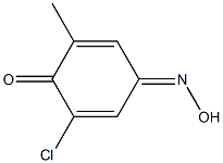 p-Toluquinone,  6-chloro-,  4-oxime  (2CI) Struktur