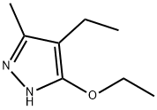 Pyrazole,  5-ethoxy-4-ethyl-3-methyl-  (2CI) Struktur