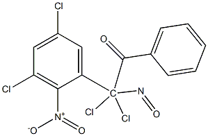 Acetophenone,  -alpha-,-alpha--dichloro--alpha--(3,5-dichloro-2-nitrophenyl)-2-nitroso-  (4CI) Struktur