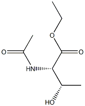 Allothreonine,  N-acetyl-,  ethyl  ester  of  DL-  (5CI) Struktur