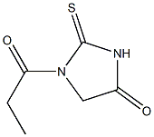 Hydantoin,  1-propionyl-2-thio-  (6CI) Struktur