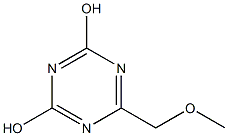 s-Triazine-2,4-diol, 6-(methoxymethyl)- (6CI) Struktur