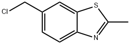 Benzothiazole, 6-(chloromethyl)-2-methyl- (6CI) Struktur