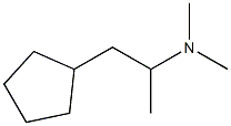 Cyclopentaneethylamine, N,N,-alpha--trimethyl- (6CI) Struktur