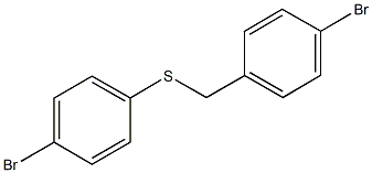 4-bromobenzyl 4-bromophenyl sulfide Struktur