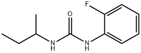 N-(sec-butyl)-N'-(2-fluorophenyl)urea Struktur