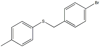 4-bromobenzyl 4-methylphenyl sulfide Struktur