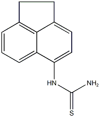 N-(1,2-dihydro-5-acenaphthylenyl)thiourea Struktur