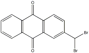 2-(dibromomethyl)anthra-9,10-quinone Struktur