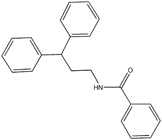 N-(3,3-diphenylpropyl)benzamide Struktur