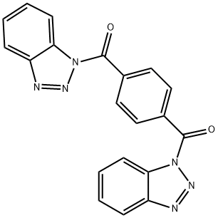 1-[4-(1H-1,2,3-benzotriazol-1-ylcarbonyl)benzoyl]-1H-1,2,3-benzotriazole Struktur