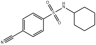 4-cyano-N-cyclohexylbenzenesulfonamide Struktur