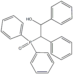 2-(diphenylphosphoryl)-1,2-diphenylethanol Struktur