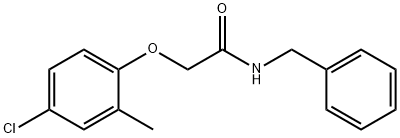 N-benzyl-2-(4-chloro-2-methylphenoxy)acetamide Struktur