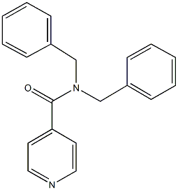 N,N-dibenzylisonicotinamide Struktur