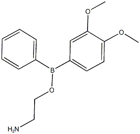 2-aminoethyl 3,4-dimethoxyphenyl(phenyl)borinate Struktur