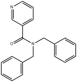 N,N-dibenzylnicotinamide Struktur