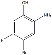 2-Amino-4-bromo-5-fluorophenol Struktur