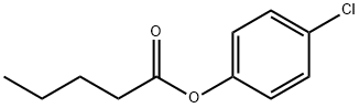 4-chlorophenyl pentanoate Struktur