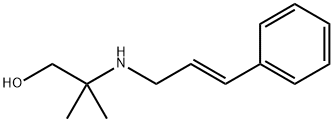 2-(cinnamylamino)-2-methyl-1-propanol Struktur