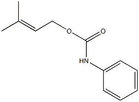 3-methyl-2-butenylphenylcarbamate Struktur