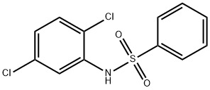 N-(2,5-dichlorophenyl)benzenesulfonamide Struktur