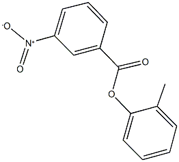 2-methylphenyl 3-nitrobenzoate Struktur