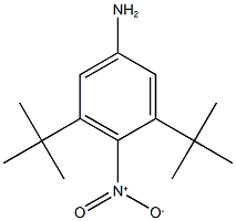 3,5-ditert-butyl-4-nitroaniline Struktur